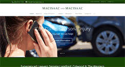 Desktop Screenshot of macisaaclaw.ca